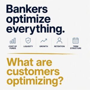 Bankers Optimizing Deposits, Customers Optimizing What